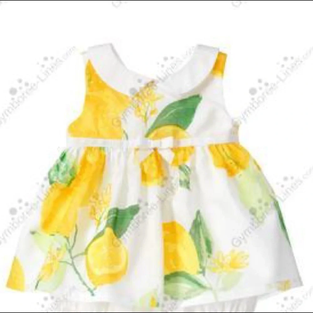 Gymboree lemon dress